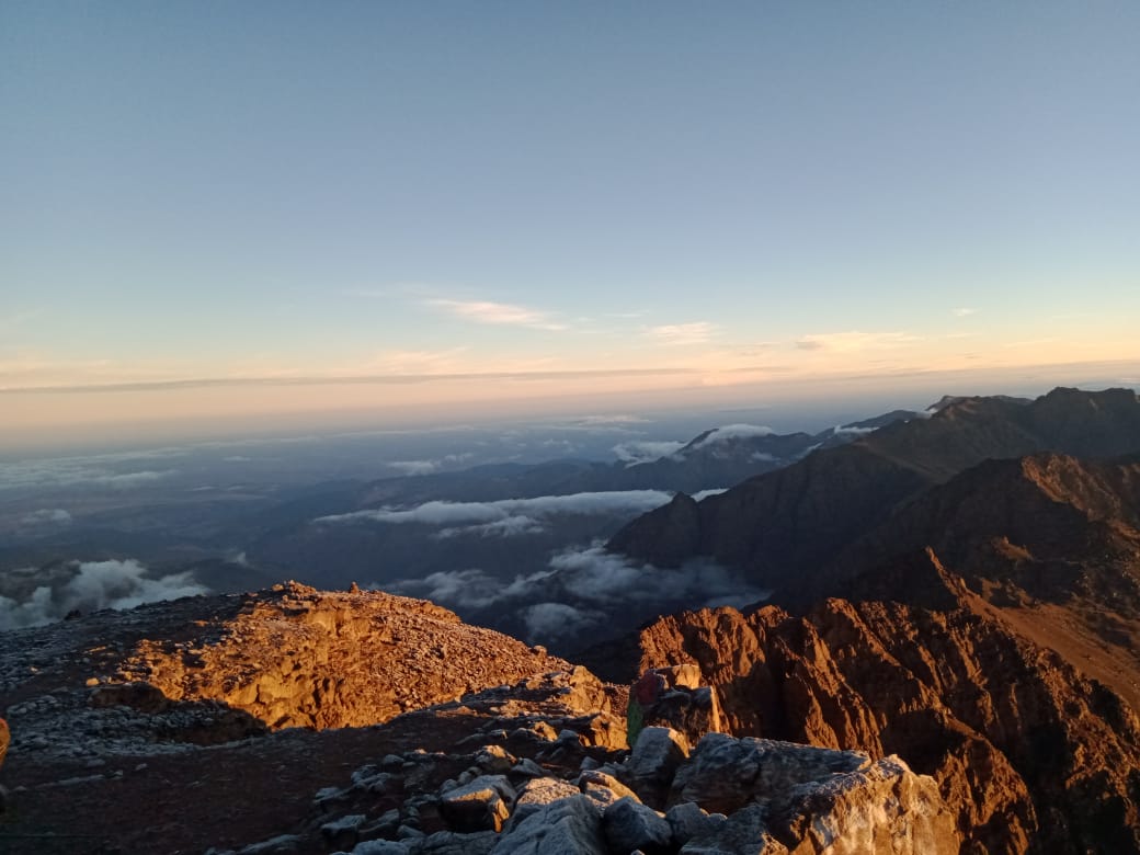 Views from the summit of Toubkal