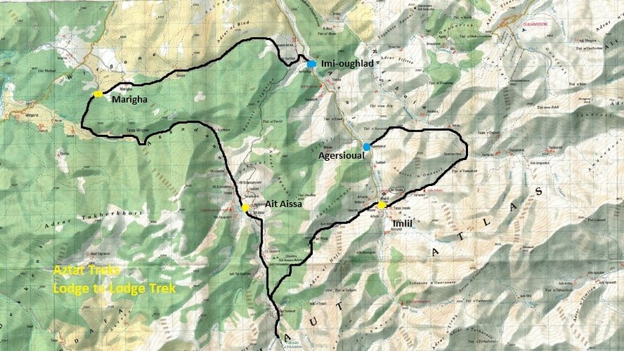 trekking map
